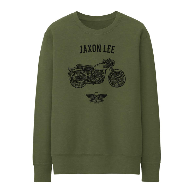 JL Basic Illustration for a BSA Goldstar Motorbike fan Jumper