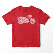 JL Illustration For A BSA Goldstar Motorbike Fan T-shirt