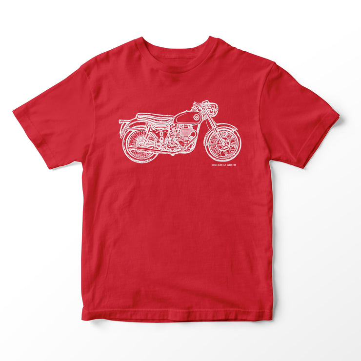 JL Illustration For A BSA Goldstar Motorbike Fan T-shirt