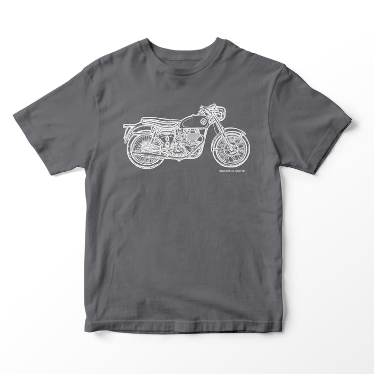 JL Illustration For A BSA Goldstar Motorbike Fan T-shirt