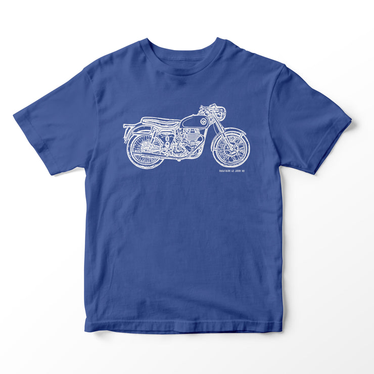 JL Illustration For A BSA Goldstar Motorbike Fan T-shirt