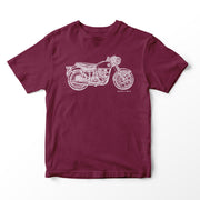 JL Illustration For A BSA Goldstar Motorbike Fan T-shirt