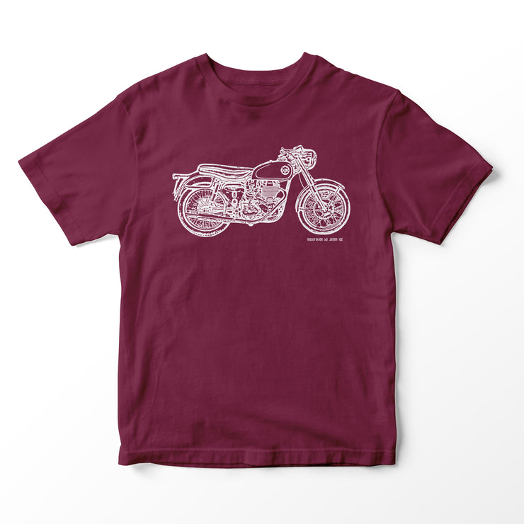 JL Illustration For A BSA Goldstar Motorbike Fan T-shirt