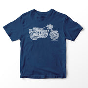 JL Illustration For A BSA Goldstar Motorbike Fan T-shirt