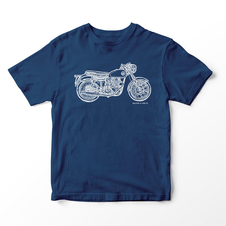 JL Illustration For A BSA Goldstar Motorbike Fan T-shirt