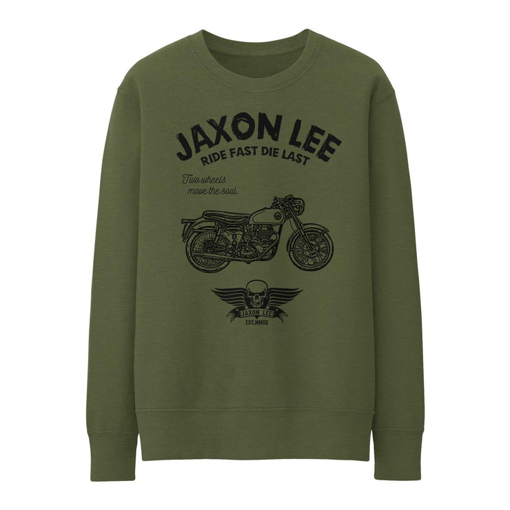 JL Ride Illustration for a BSA Goldstar Motorbike fan Jumper