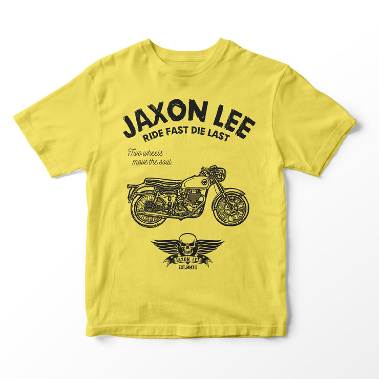 JL Ride Illustration for a BSA Goldstar Motorbike fan T-shirt
