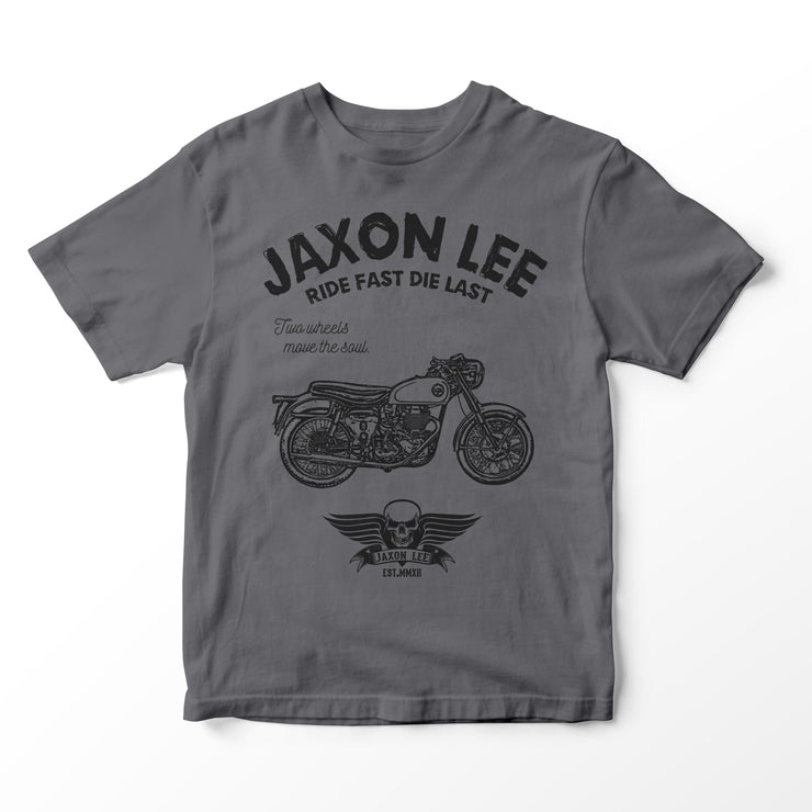 JL Ride Illustration for a BSA Goldstar Motorbike fan T-shirt