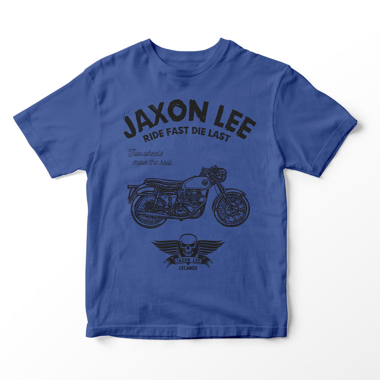 JL Ride Illustration for a BSA Goldstar Motorbike fan T-shirt
