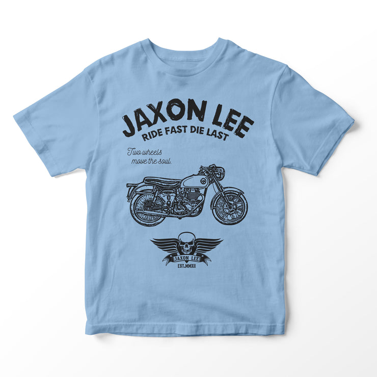 JL Ride Illustration for a BSA Goldstar Motorbike fan T-shirt