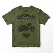 JL Ride Illustration for a BSA Goldstar Motorbike fan T-shirt