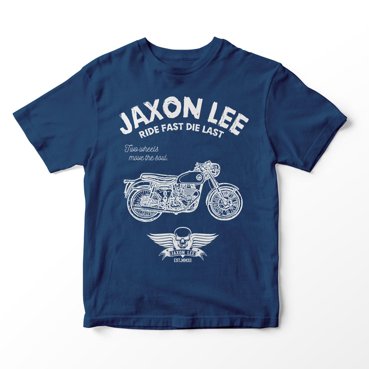 JL Ride Illustration for a BSA Goldstar Motorbike fan T-shirt