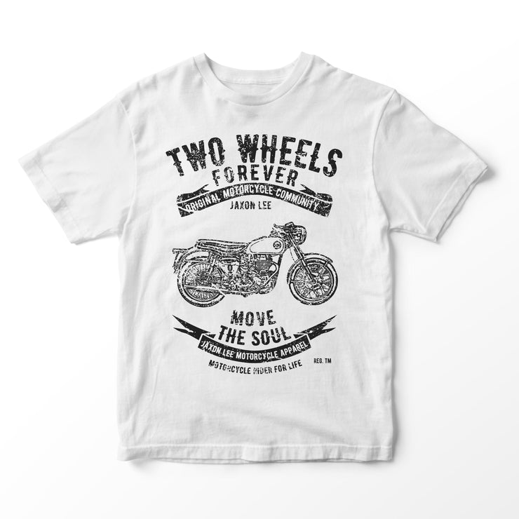 JL Soul Illustration for a BSA Goldstar Motorbike fan T-shirt