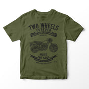 JL Soul Illustration for a BSA Goldstar Motorbike fan T-shirt