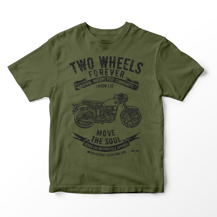 JL Soul Illustration for a BSA Goldstar Motorbike fan T-shirt