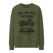 JL Speed Illustration for a BSA Goldstar Motorbike fan Jumper