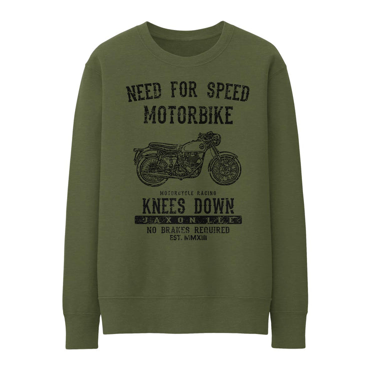 JL Speed Illustration for a BSA Goldstar Motorbike fan Jumper