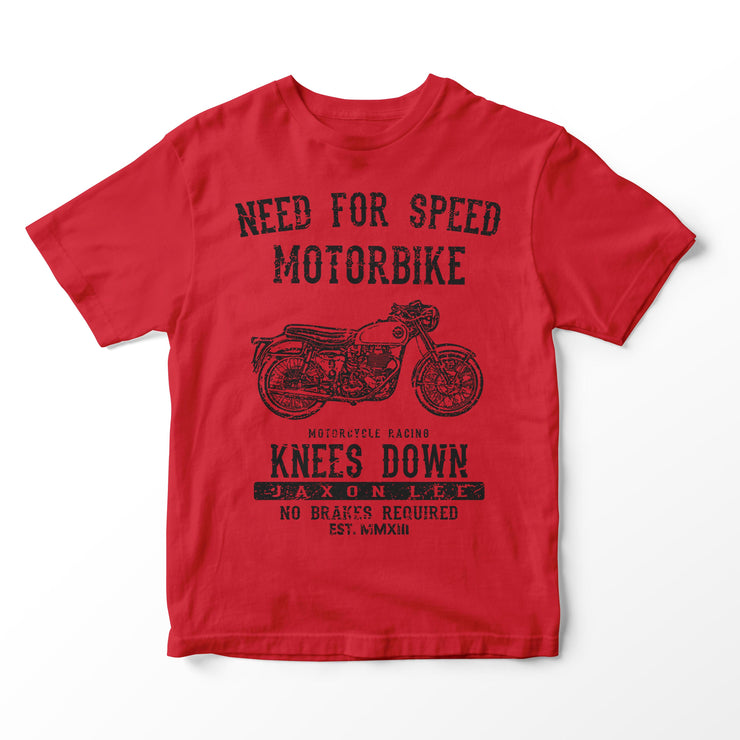 JL Speed Illustration for a BSA Goldstar Motorbike fan T-shirt
