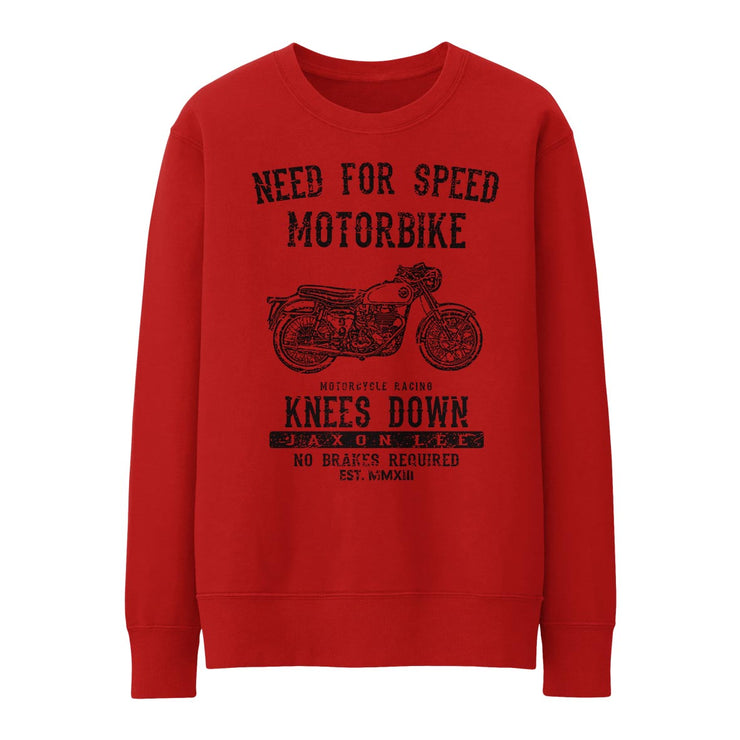 JL Speed Illustration for a BSA Goldstar Motorbike fan Jumper