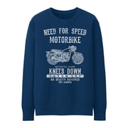 JL Speed Illustration for a BSA Goldstar Motorbike fan Jumper