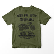 JL Speed Illustration for a BSA Goldstar Motorbike fan T-shirt