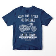 JL Speed Illustration for a BSA Goldstar Motorbike fan T-shirt
