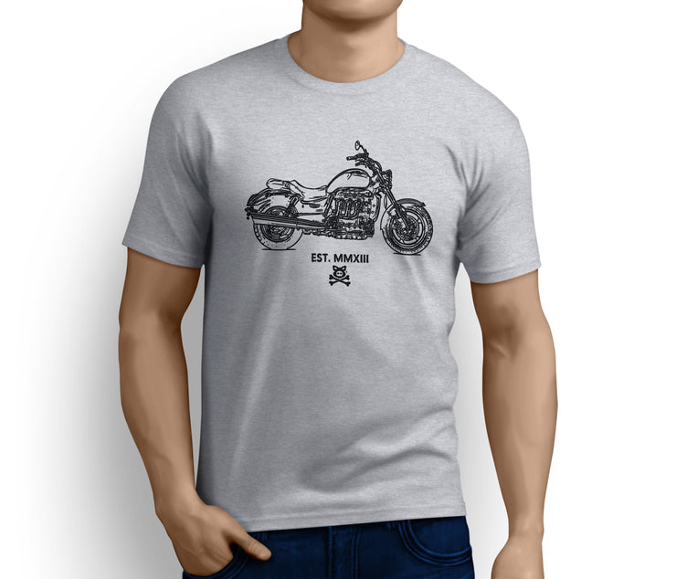 Road Hogs Art Tee aimed at fans of Triumph Rocket III Roadster Motorbike - Jaxon lee