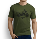 Road Hog Art Tee aimed at fans of Triumph Street Bonneville T100 Black Motorbike - Jaxon lee