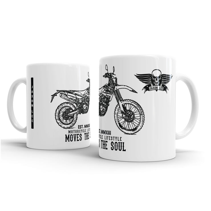 JL Illustration For A Beta 125 RRS Motorbike Fan – Gift Mug