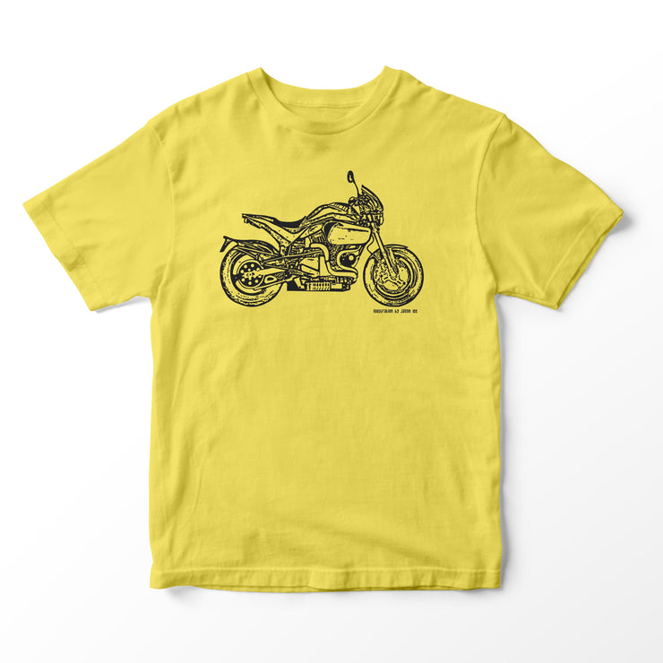 JL Illustration For A Buell S1 Motorbike Fan T-shirt