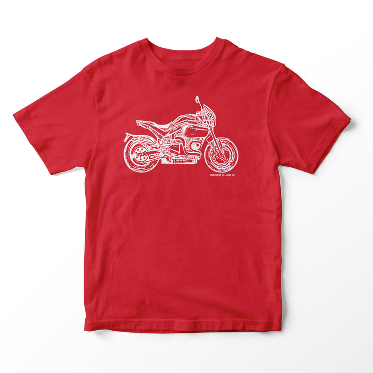 JL Illustration For A Buell S1 Motorbike Fan T-shirt