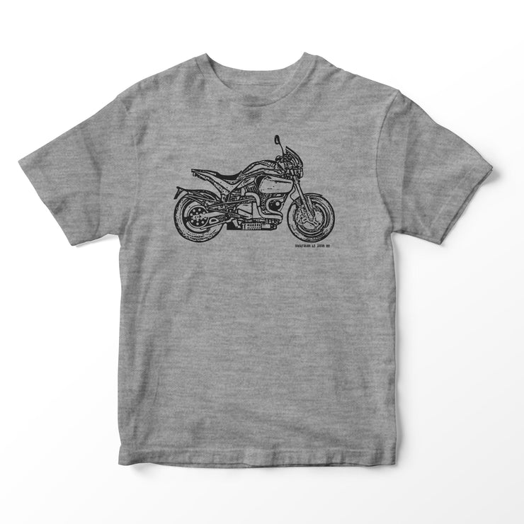 JL Illustration For A Buell S1 Motorbike Fan T-shirt