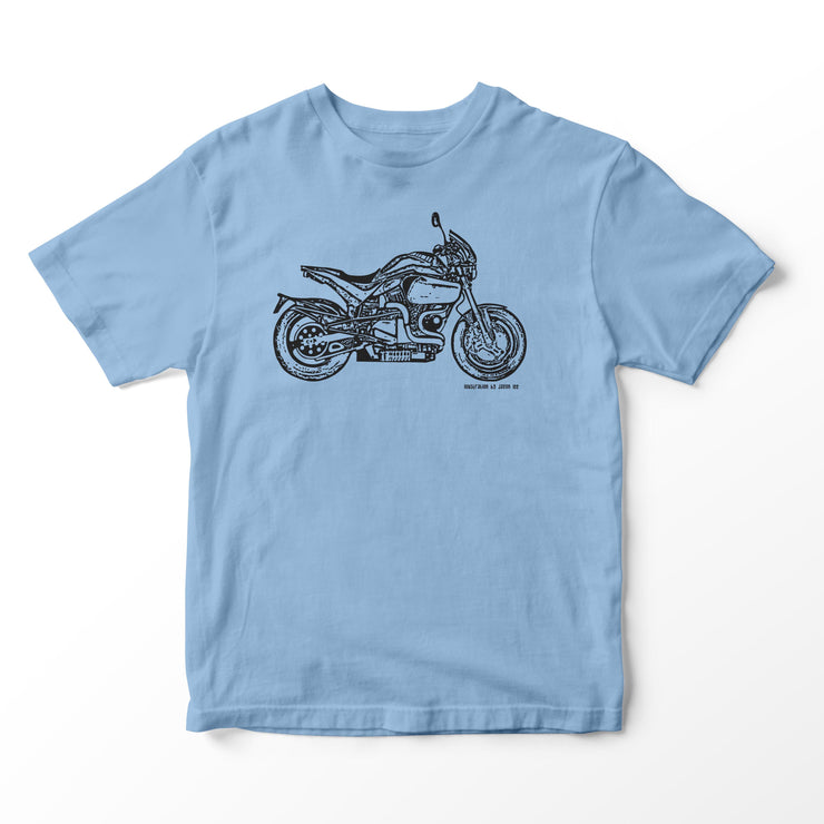 JL Illustration For A Buell S1 Motorbike Fan T-shirt