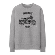JL Basic Illustration for a Buell S1 Motorbike fan Jumper