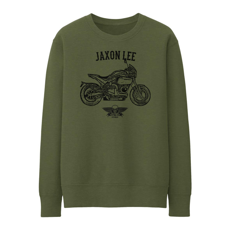 JL Basic Illustration for a Buell S1 Motorbike fan Jumper