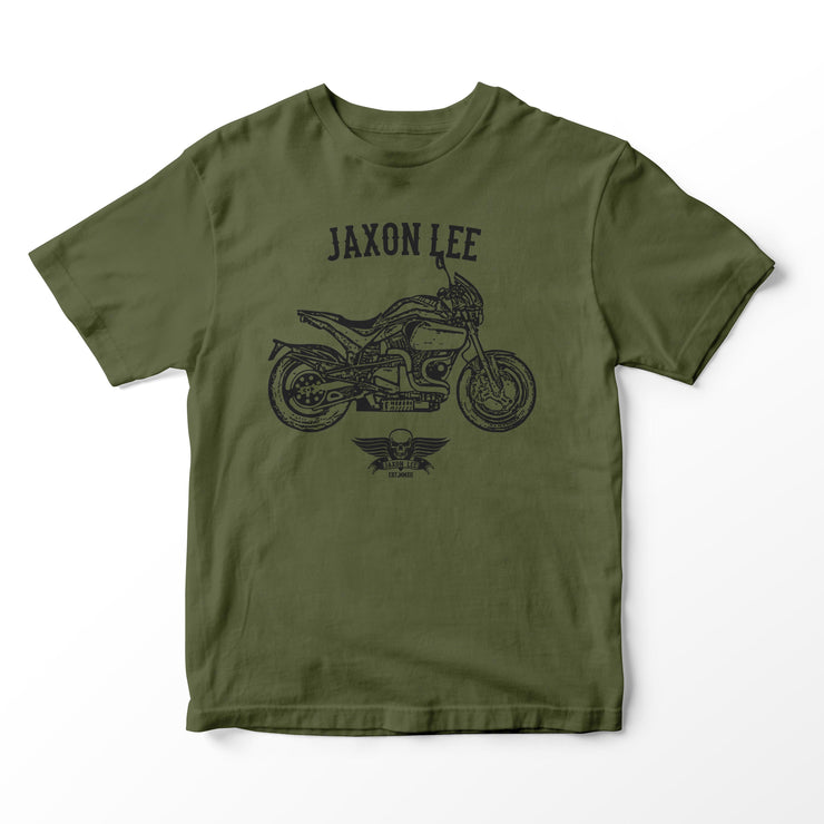 JL Basic Illustration for a Buell S1 Motorbike fan T-shirt