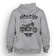 JL Ride Illustration For A Buell S1 Motorbike Fan Hoodie