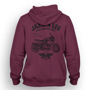 JL Ride Illustration For A Buell S1 Motorbike Fan Hoodie