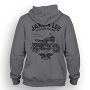 JL Ride Illustration For A Buell S1 Motorbike Fan Hoodie