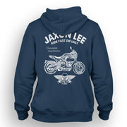 JL Ride Illustration For A Buell S1 Motorbike Fan Hoodie