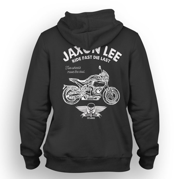 JL Ride Illustration For A Buell S1 Motorbike Fan Hoodie