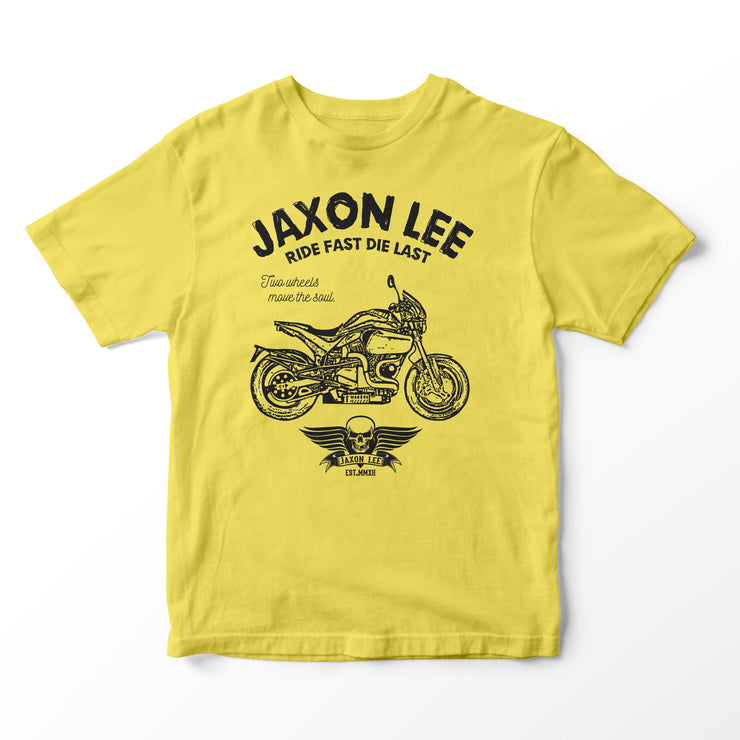 JL Ride Illustration for a Buell S1 Motorbike fan T-shirt