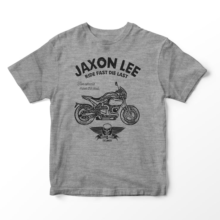 JL Ride Illustration for a Buell S1 Motorbike fan T-shirt