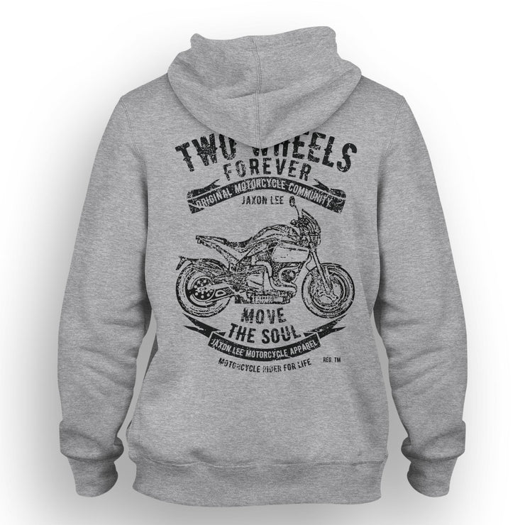 JL Soul Illustration For A Buell S1 Motorbike Fan Hoodie