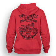 JL Soul Illustration For A Buell S1 Motorbike Fan Hoodie