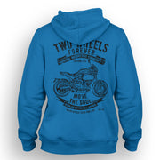 JL Soul Illustration For A Buell S1 Motorbike Fan Hoodie