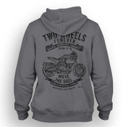 JL Soul Illustration For A Buell S1 Motorbike Fan Hoodie