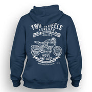 JL Soul Illustration For A Buell S1 Motorbike Fan Hoodie