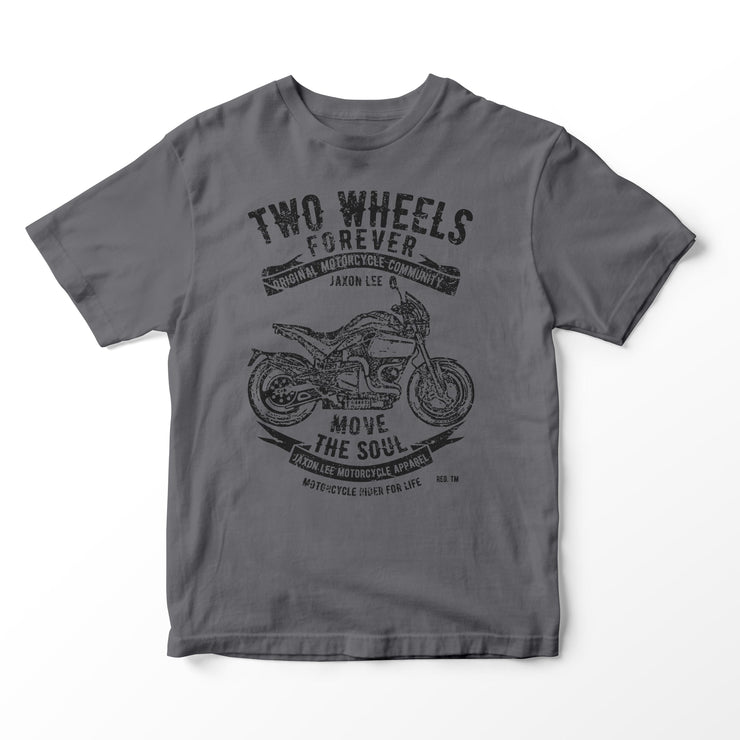 JL Soul Illustration for a Buell S1 Motorbike fan T-shirt