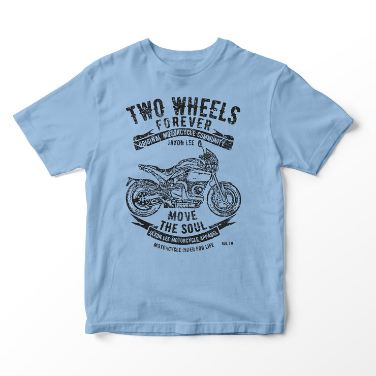 JL Soul Illustration for a Buell S1 Motorbike fan T-shirt